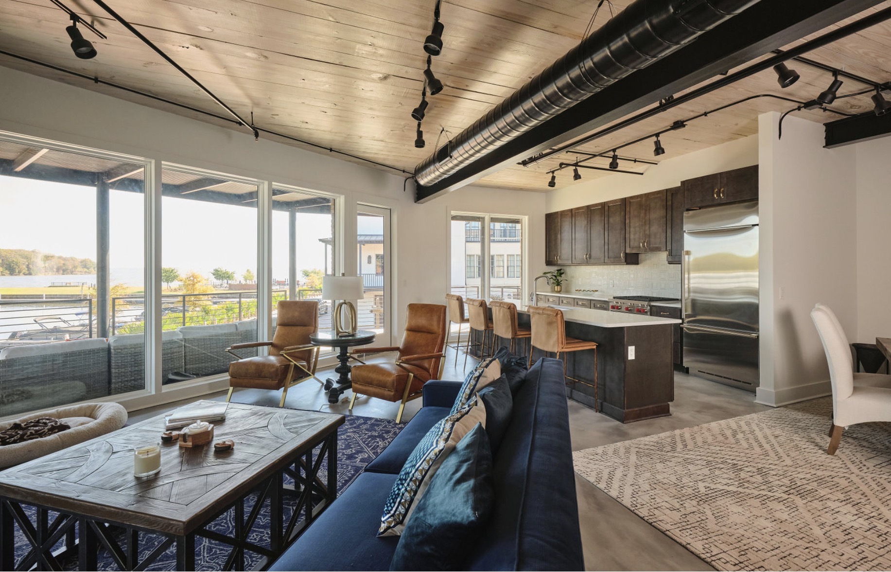 Mixed use residential interior, prior completed project